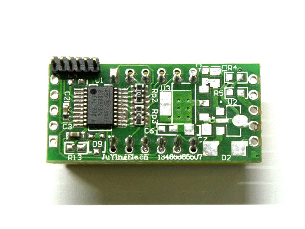 Modified voltmeter with I2C interface